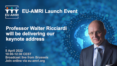 Professor Walter Ricciardi EU-AMRI launch event